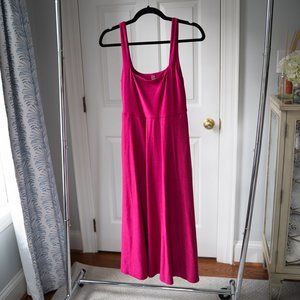 Beyond Yoga Featherweight At The Ready Square Neck Dress - Dragonfruit Sangria